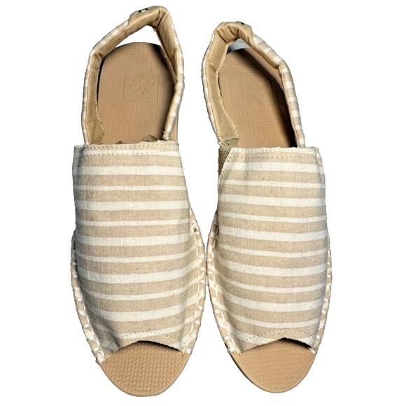 Reef Women's Escape Sling TX Sandal Natural Stripes Size 10 - Picture 1 of 6